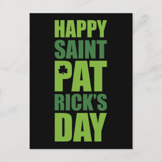 Happy St. Patrick's Day Postcard