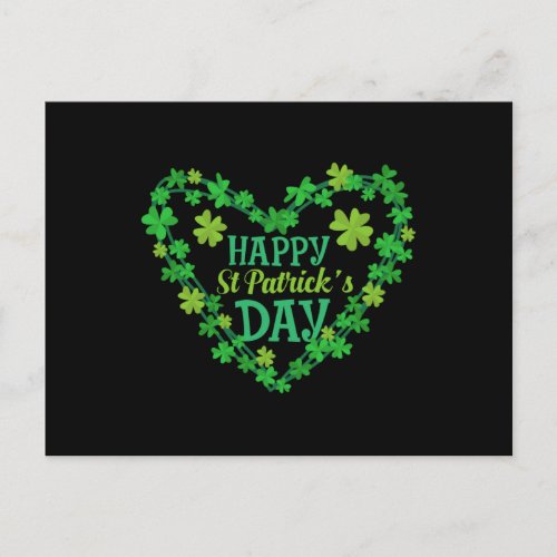 Happy St Patricks Day Postcard