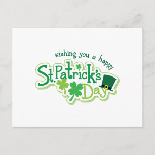 Happy St Patricks Day Postcard
