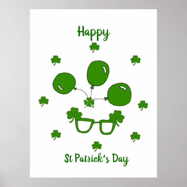 Happy St Patrick's Day   Poster (Front)