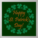 Happy St. Patrick&#39;s Day Poster at Zazzle