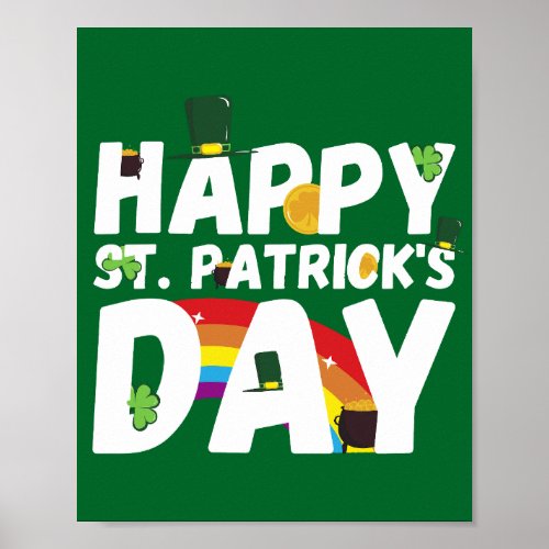 Happy St Patricks Day Poster