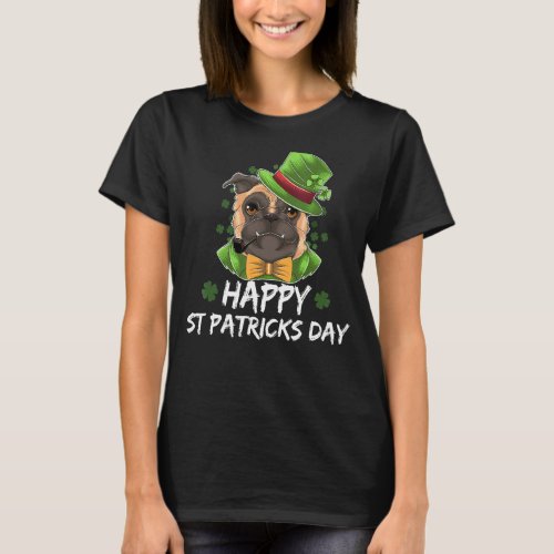 Happy St Patricks Day Pug St Patricks Day Kids Tod T_Shirt