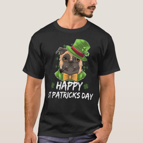 Happy St Patricks Day Pug St Patricks Day Kids Tod T_Shirt