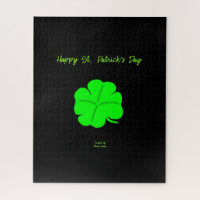 Happy St. Patrick's Day Puzzle 16" X 20"