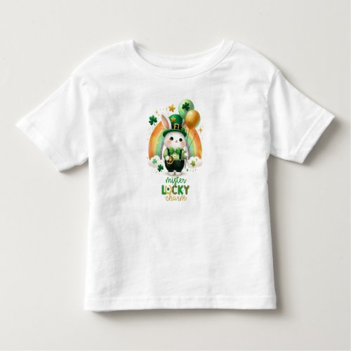 Happy St Patricks Day Rabbit Toddler T_shirt
