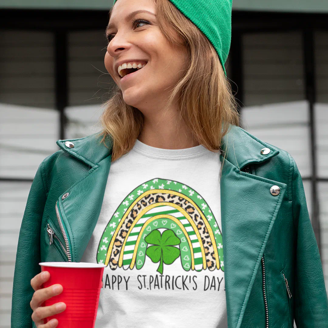 Happy St. Patrick's Day Rainbow T-Shirt
