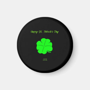 Happy St. Patrick's Day Round Magnet
