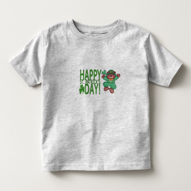 Happy St. Patrick's Day Ruffle Tee (Front)