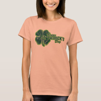 Happy St. Patrick's Day Shamrock Grunge T-Shirt
