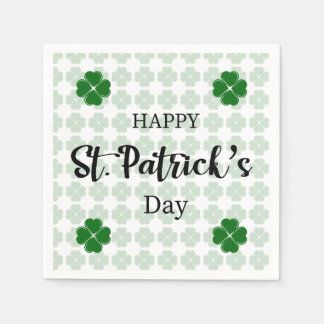 Happy St. Patrick's Day Shamrock Napkin!  Napkins