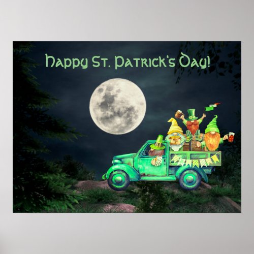 Happy St Patricks Day Shenanigans  Poster