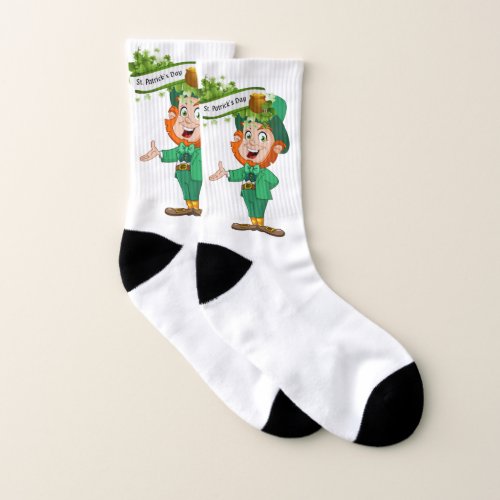 Happy St Patricks Day  Socks Mens and Womens