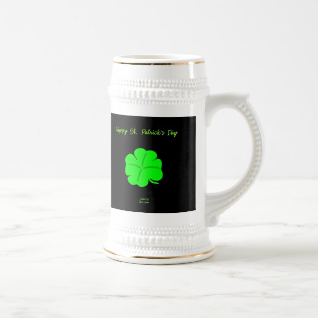 Happy St.  Patrick's Day Stein Mug (Right)