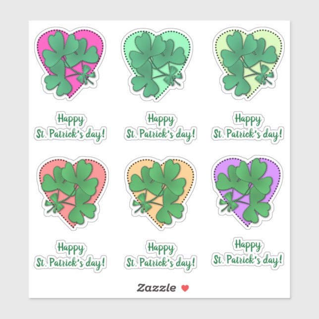 Happy  St. Patrick's day! Sticker (Sheet)