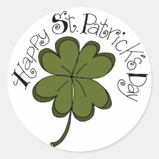 Happy St. Patrick's Day Stickers