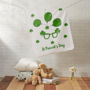 Happy St Patrick's Day T Baby Blanket