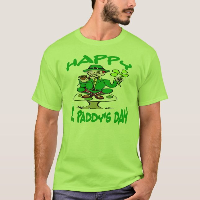 Happy St. Patrick's Day T-Shirt (Front)