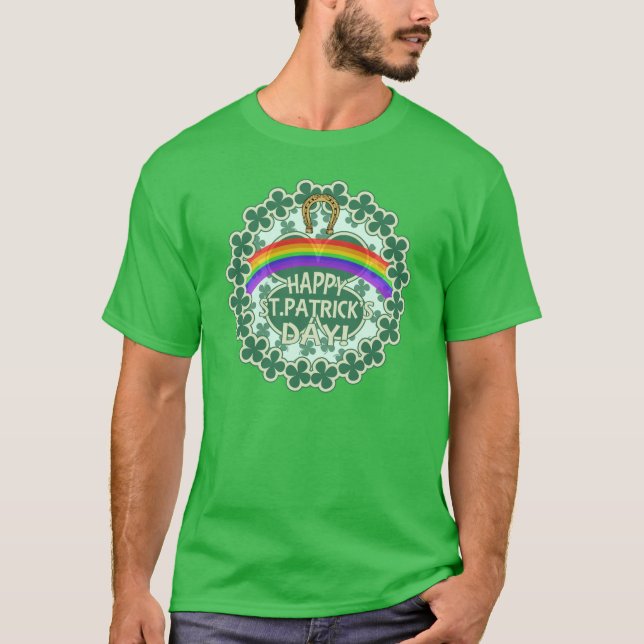 Happy St Patricks Day T-Shirt (Front)