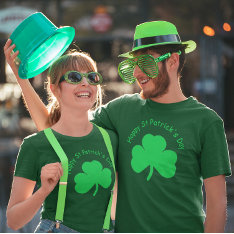 Happy St Patrick's Day T-shirt at Zazzle