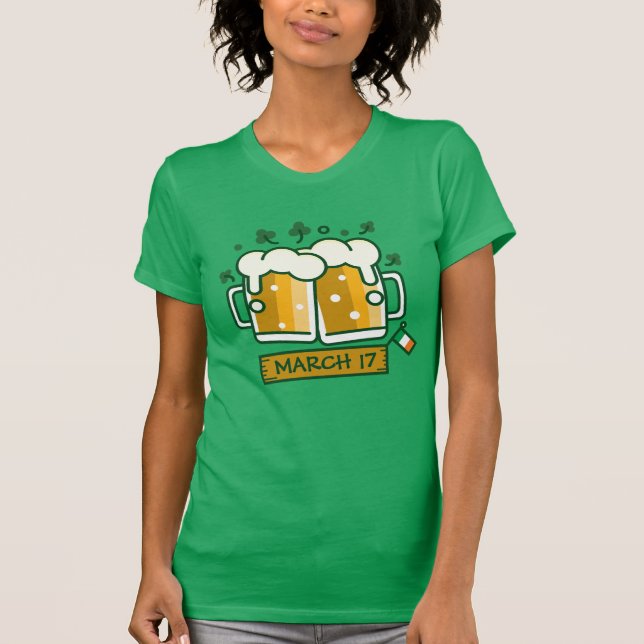 Happy St. Patrick's Day T-Shirt (Front)