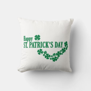 Happy St. Patrick's Day Throw Pillow 