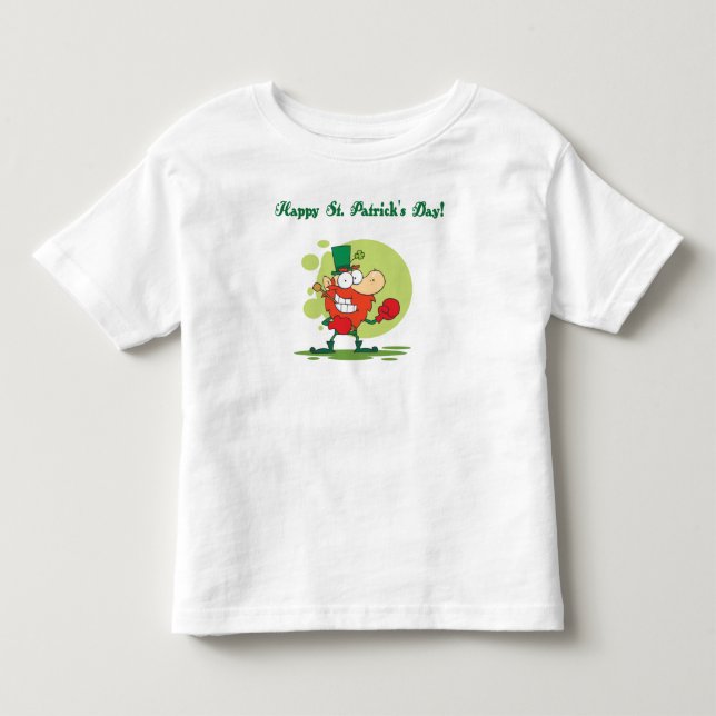 Happy St. Patrick's Day Toddler T-shirt (Front)