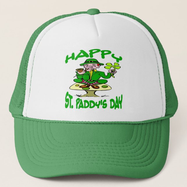 Happy St. Patrick's Day Trucker Hat (Front)