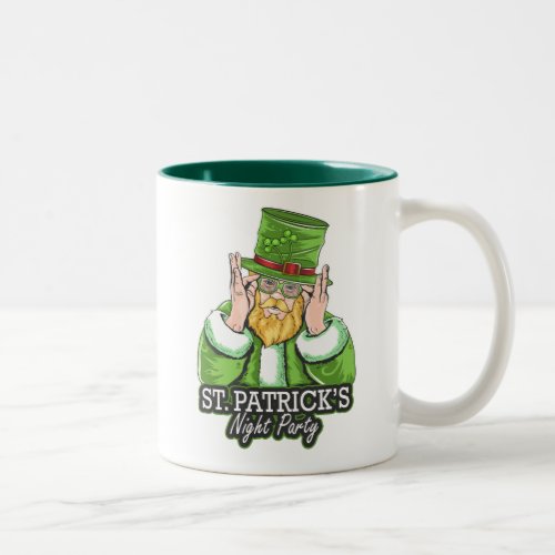 Happy St Patricks Day Two_Tone Coffee Mug