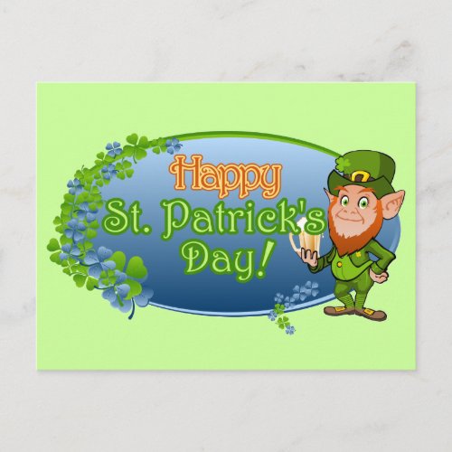 Happy St Patricks Day Ver 2 Postcard