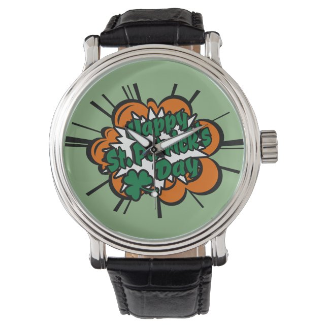 Happy St. Patrick's Day Watch (Front)