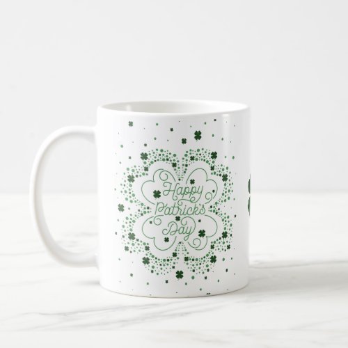 Happy St Patricks Day White Coffee Mug