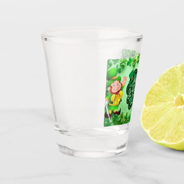 Happy St. Patrick's Day with our Helena Shot Glass (Left)