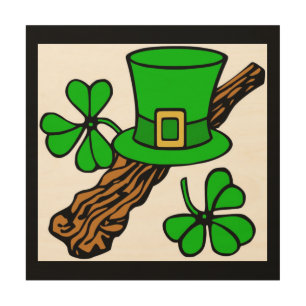 HAPPY ST.PATRICK'S DAY WOOD WALL DECOR