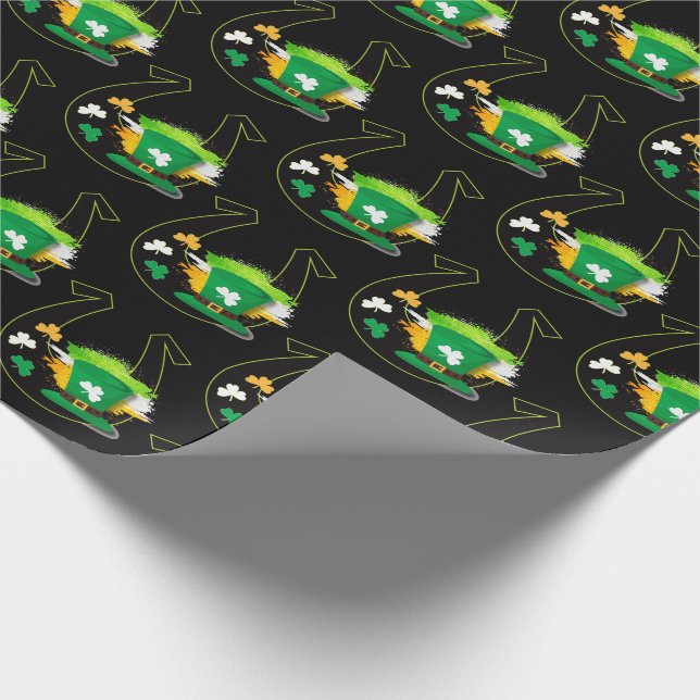 Happy St. Patrick's day wrapping paper (Corner)