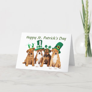 Happy St. Patrick's Folded Holiday Card