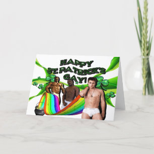 Happy St Patrick's Gay! Card