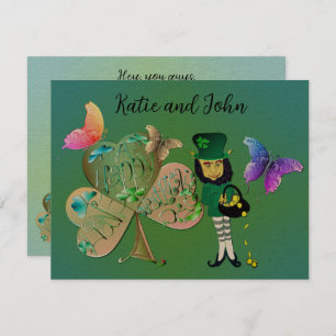 Happy St Patrick's Leprechaun Note Card