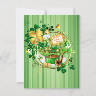 Happy St Patricks  Postcard