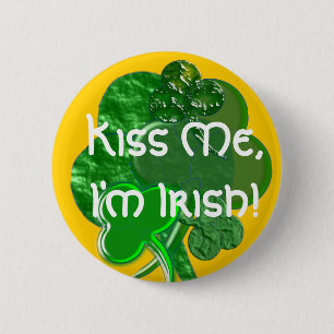 Happy St. Patty's Day - Button/Pin - Personalize Pinback Button