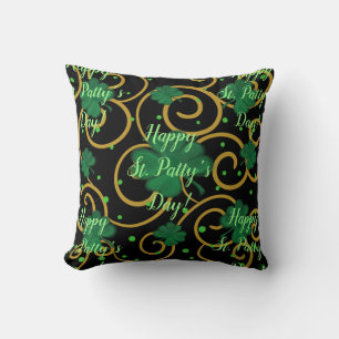 Happy St. Patty's Day      Throw Pillow
