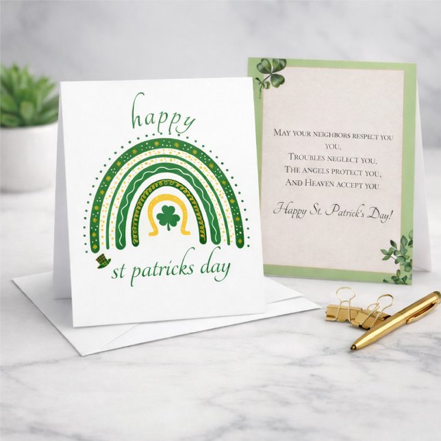 Happy St Saint Patrick's Day Holiday Card (Creator Uploaded)
