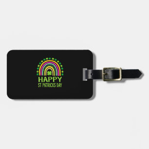 Happy St Saint Patrick's Day Rainbow Girls Kids T- Luggage Tag