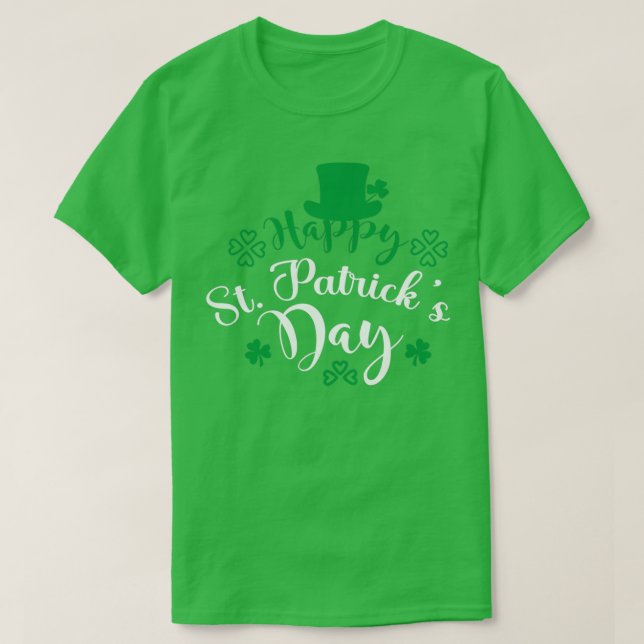 Happy St T-Shirt (Design Front)
