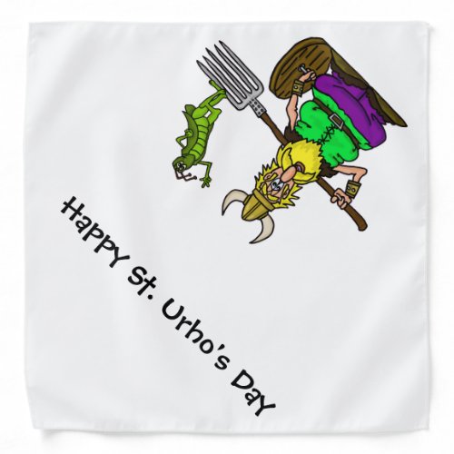 Happy St Urhos Day Bandana