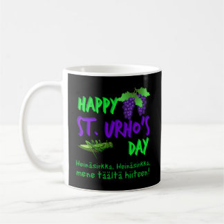 Happy St Urho'S Day Finnish Grasshopper Novelty Coffee Mug