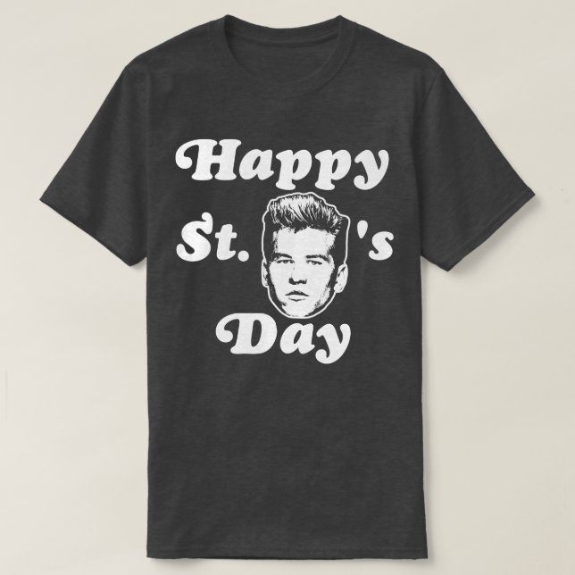 Happy St Vals Day T-Shirt (Design Front)