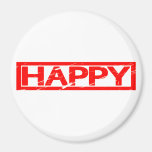 Happy Stamp Magnet