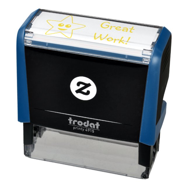 Happy Star Great Work Self-Inking Stamp (Product)