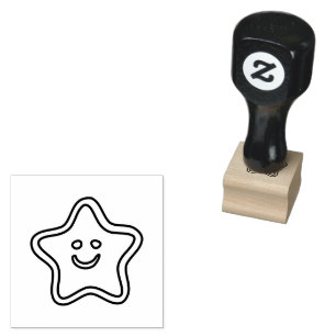 "Happy Star" Stamp Reward (1" x 1")